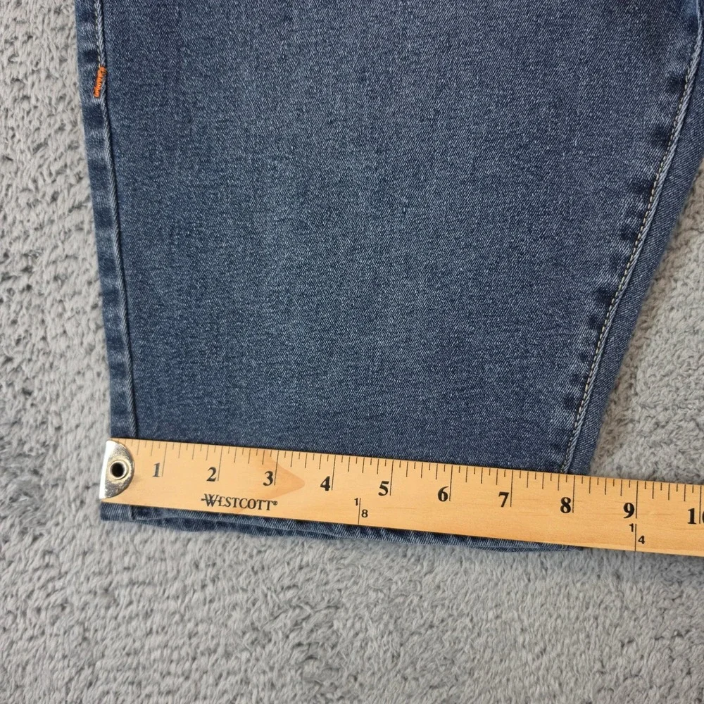 True Religion Ricky Denim Shorts Men 32 Blue Relaxed Straight Horseshoe Flap Pkt